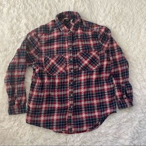 Red and blue size Medium women BDG flannel